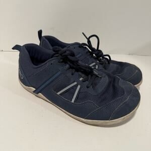 Xero Women's Prio Sneakers Blue White 9 Barefoot Lace Up Active